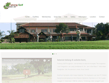 Tablet Screenshot of golfpangkalanjati.com